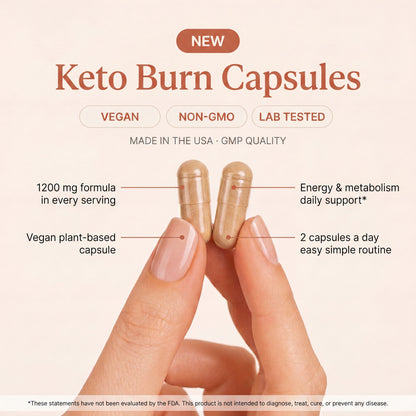 Lifty Burn - Daily Energy & Metabolism Support (Vegan, 60 Capsules)